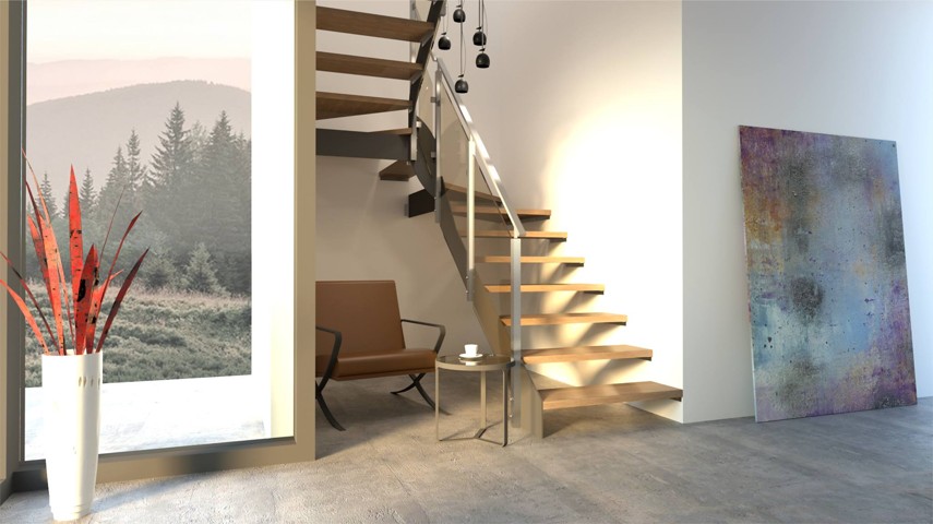 Schodiště - bočnicové